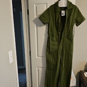Forever 21 Green Jumpsuit